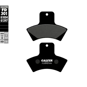 GALFER Pusiau metalinės stabdžių trinkelės Polaris Big Boss / Magnum / Scrambler / Sport / Sportsman / Xplorer 250-500 89-99