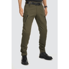 PANDO MOTO MARK OLIVE AAA Cargo Style Motorcycle Jeans for Men with Cordura® and Balistex®
