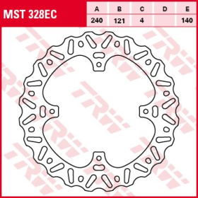 TRW ZF Rear Brake Disc HM-Moto / Honda 125-500cc 02-26