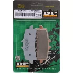 DP BRAKES SDP Sport HH+ Sintered Brake Pads Aprilia / Benelli / Bimota / BMW / CF Moto / Ducati / Energica / Honda / Husqvarna / Kawasaki / KTM / MV Agusta / Suzuki / Triumph 125-2500cc 07-26