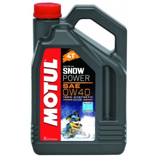 Snow motorcycle oil