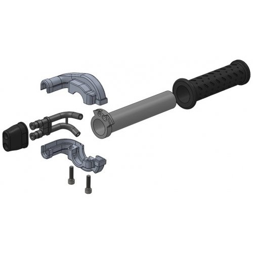 Rotating accelerator handles