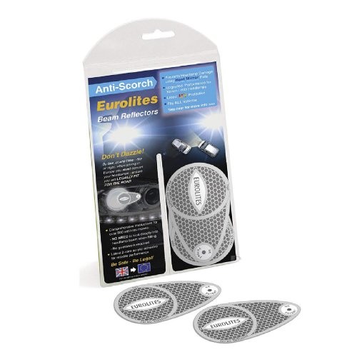 Headlamp beam deflectors