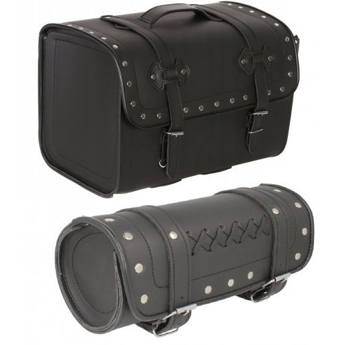 Front / Rear leather bags