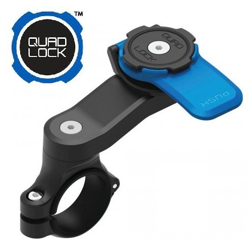 Quad lock phone holders for motorcycles