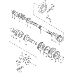 4t suzuki engines gearbox parts / Gears