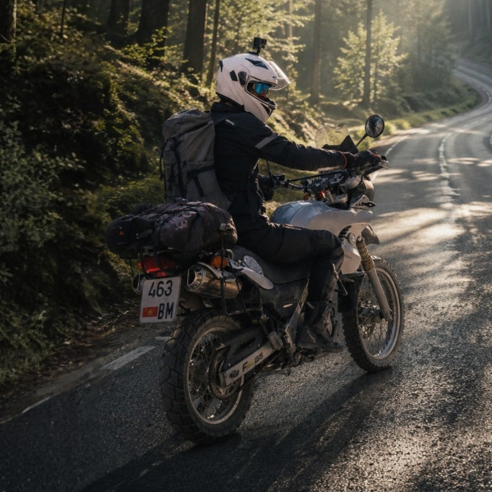 Dalykai, kuriuos verta turėti ilgesnėje kelionėje motociklu
